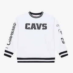 Cleveland Cavaliers Arctic Fleece Sweatshirt White - Mitchell & Ness outlet