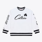 Boston Celtics Arctic Fleece Sweatshirt White - Mitchell & Ness