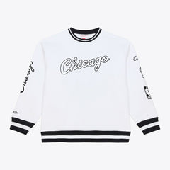 Chicago Bulls Hardwood Classics Arctic Fleece Sweatshirt White - Mitchell & Ness