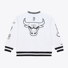 Chicago Bulls Hardwood Classics Arctic Fleece Sweatshirt White - Mitchell & Ness