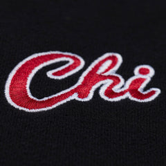 Chicago Bulls Women's Hardwood Classics Script Lightweight Sweatshirt Black - Mitchell & Ness