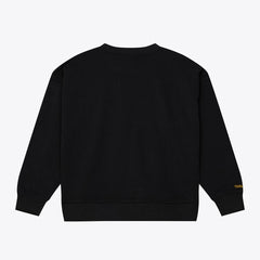 Los Angeles Lakers Women's Hardwood Classics Script Lightweight Sweatshirt Black - Mitchell & Ness