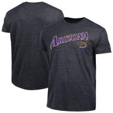 Arizona Diamondbacks Champion Cooperstown Wordmark Lockup Tri-Blend T-Shirt - Black T-shirts