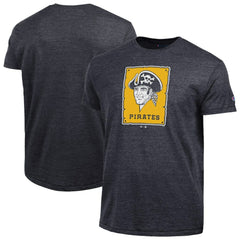 Pittsburgh Pirates Champion Cooperstown Logo Tri-Blend T-Shirt - Black T-shirts