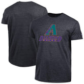 Arizona Diamondbacks Champion Cooperstown Logo Tri-Blend T-Shirt - Black T-shirts