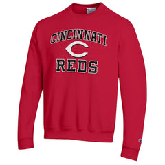 Cincinnati Reds Champion Heart & Soul Powerblend Sweatshirt - Red Sweatshirts
