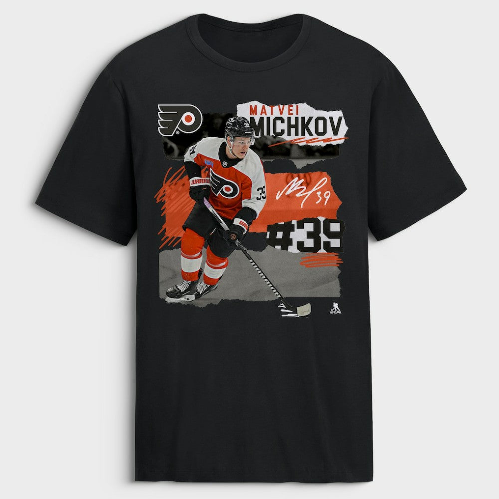 Matvei Michkov Philadelphia Flyers Fresh Ice T-Shirt - Black | US 203755380