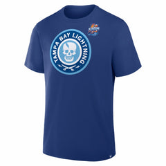 Tampa Bay Lightning 2026 NHL Stadium Series Secondary Logo T-Shirt - Blue | US 203756071
