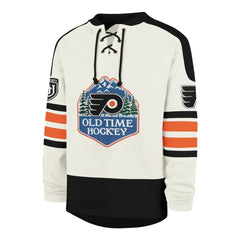 Philadelphia Flyers '47 Pond Hockey Trio Eternal Lacer Sweatshirt - Cream | US 203760199