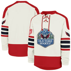 Washington Capitals '47 Pond Hockey Trio Eternal Lacer Sweatshirt - Cream | US 203760205