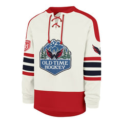 Washington Capitals '47 Pond Hockey Trio Eternal Lacer Sweatshirt - Cream | US 203760205