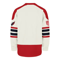 Washington Capitals '47 Pond Hockey Trio Eternal Lacer Sweatshirt - Cream | US 203760205