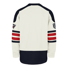 Columbus Blue Jackets '47 Pond Hockey Trio Eternal Lacer Sweatshirt - Cream | US 203760206