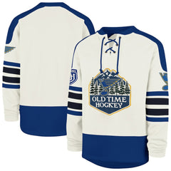 St. Louis Blues '47 Pond Hockey Trio Eternal Lacer Sweatshirt - Cream | US 203760208