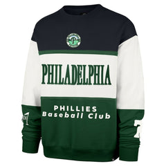 Philadelphia Phillies '47 Tee Up Maximalist Fleece Sweatshirt - Green Sweatshirts