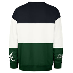 Atlanta Braves '47 Tee Up Maximalist Fleece Sweatshirt - Green Sweatshirts