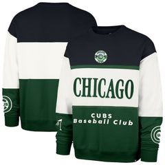 Chicago Cubs '47 Tee Up Maximalist Fleece Sweatshirt - Green Sweatshirts