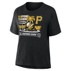 Pittsburgh Pirates Women's 2026 Spring Training Grapefruit League Hometown Special T-Shirt - Black T-shirts