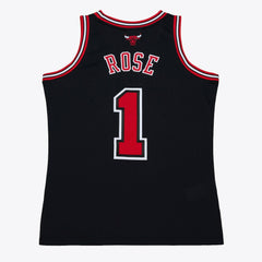 Derrick Rose Chicago Bulls 2010-11 Authentic Jersey Black - Mitchell & Ness