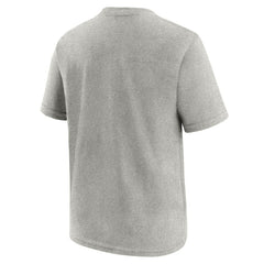 New England Patriots Youth Super Bowl LX Fast As Fast Gets Hometown Slogan T-Shirt - Gray T-shirts