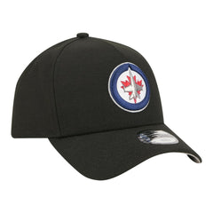 Winnipeg Jets New Era Youth 9FORTY A-Frame Adjustable Hat - Black | US 203773481