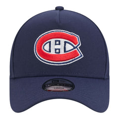 Montreal Canadiens New Era Youth 9FORTY A-Frame Adjustable Hat - Navy | US 203773482