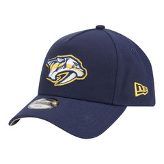 Nashville Predators New Era Youth 9FORTY A-Frame Adjustable Hat - Navy | US 203773485