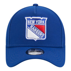 New York Rangers New Era Youth 9FORTY A-Frame Adjustable Hat - Blue | US 203773488