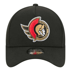 Ottawa Senators New Era Youth 9FORTY A-Frame Adjustable Hat - Black | US 203773491