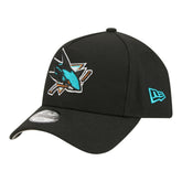 San Jose Sharks New Era Youth 9FORTY A-Frame Adjustable Hat - Black | US 203773496