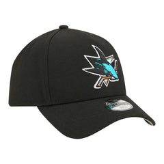 San Jose Sharks New Era Youth 9FORTY A-Frame Adjustable Hat - Black | US 203773496