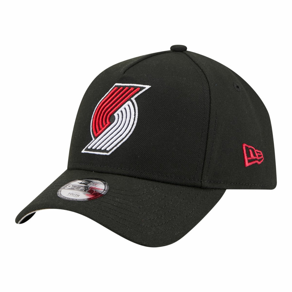 Portland Trail Blazers Youth 9FORTY A-Frame Adjustable Hat Black - New Era
