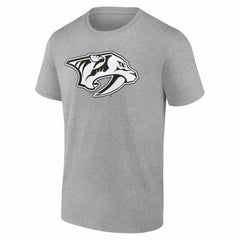 Nashville Predators Big & Tall Personalized Name & Number Monochrome T-Shirt - Gray | US 203773728