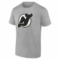 New Jersey Devils Big & Tall Personalized Name & Number Monochrome T-Shirt - Gray | US 203773731