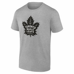Toronto Maple Leafs Big & Tall Personalized Name & Number Monochrome T-Shirt - Gray | US 203773761