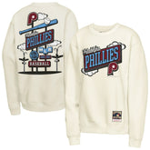 Philadelphia Phillies Mitchell & Ness Youth Retro Billboard Sweatshirt - Natural Sweatshirts