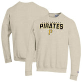 Pittsburgh Pirates Champion Eco Powerblend Sweatshirt - Oatmeal Sweatshirts