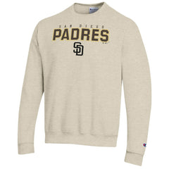 San Diego Padres Champion Eco Powerblend Sweatshirt - Oatmeal Sweatshirts