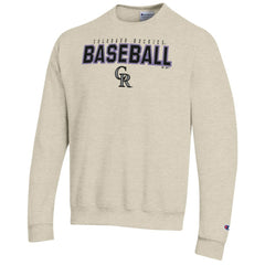 Colorado Rockies Champion Eco Powerblend Sweatshirt - Oatmeal Sweatshirts