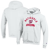 Washington Nationals Champion Eco Powerblend Hoodie - White Hoodies