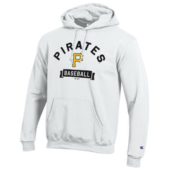 Pittsburgh Pirates Champion Eco Powerblend Hoodie - White Hoodies