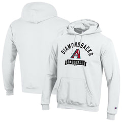 Arizona Diamondbacks Champion Eco Powerblend Hoodie - White Hoodies