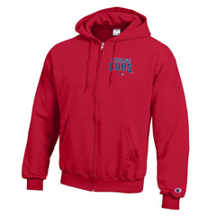 Chicago Cubs Champion Eco Powerblend Full-Zip Hoodie - Red Hoodies
