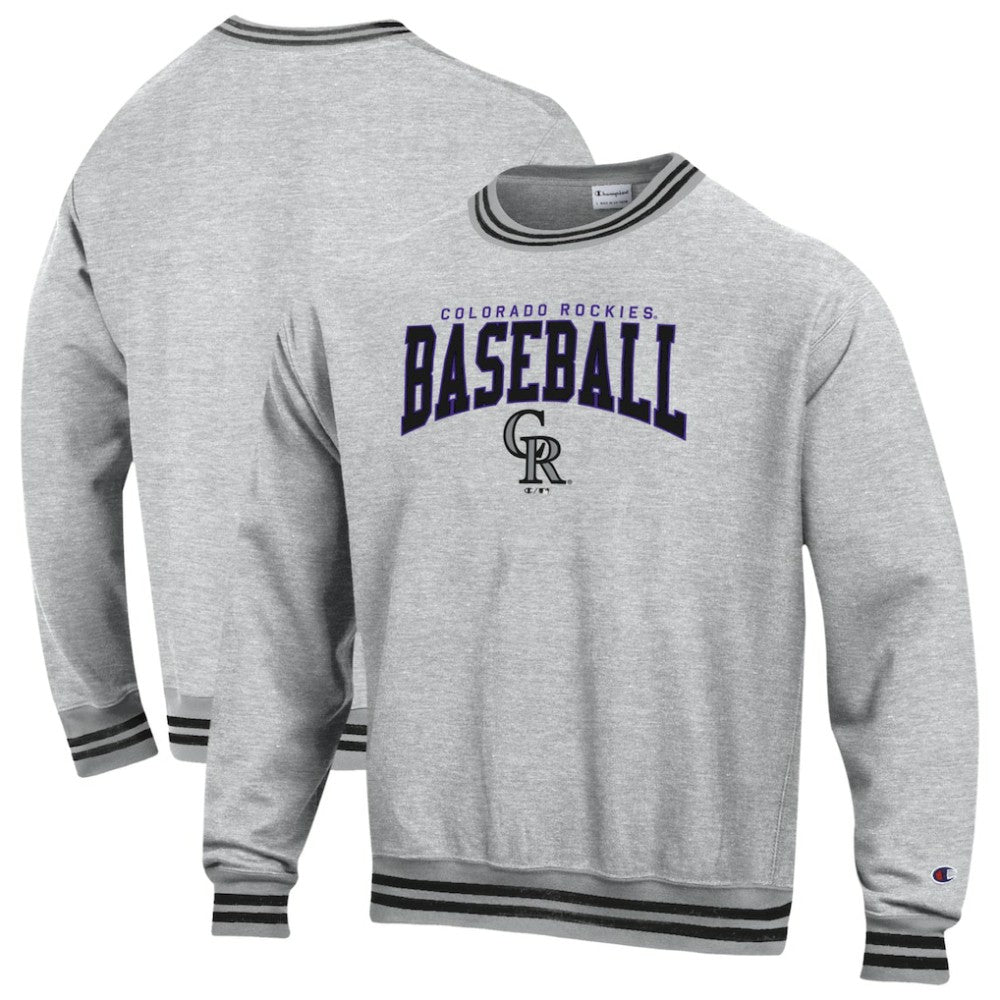 Colorado Rockies Champion Reverse Weave Sweatshirt - Black Sweatshirts