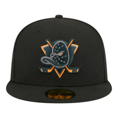 Anaheim Ducks New Era Color Pop 59FIFTY Fitted Hat - Black | US 203778845
