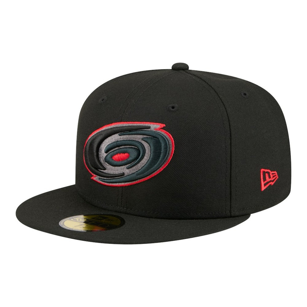 Carolina Hurricanes New Era Color Pop 59FIFTY Fitted Hat - Black | US 203778846