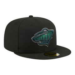 Minnesota Wild New Era Color Pop 59FIFTY Fitted Hat - Black | US 203778851