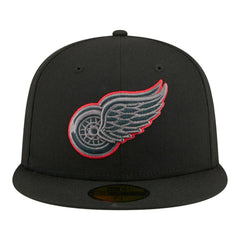 Detroit Red Wings New Era Color Pop 59FIFTY Fitted Hat - Black | US 203778857