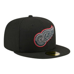 Detroit Red Wings New Era Color Pop 59FIFTY Fitted Hat - Black | US 203778857