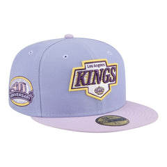 Los Angeles Kings New Era Lavender Bloom 59FIFTY Fitted Hat - Light Purple/Purple | US 203778867